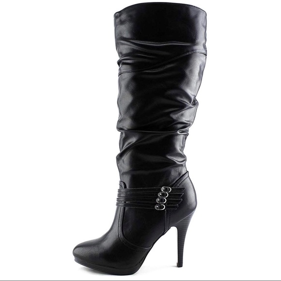 Style&co Lindie Black Boots - Picture 2 of 6